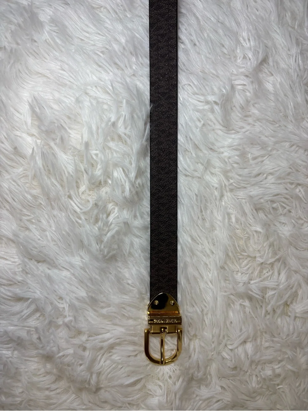 Michael Kors Reversible Belt with Gold Buckle